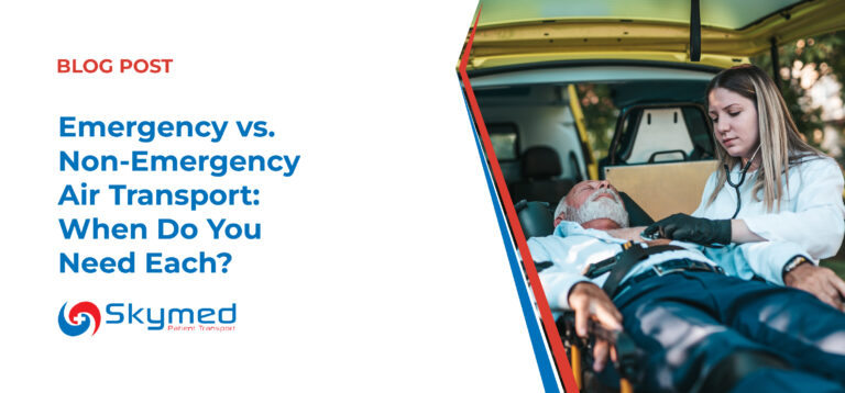 emergency vs non-emergency transport